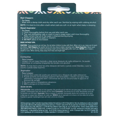 Image showing text about ingredients and details of a Baby gift set
