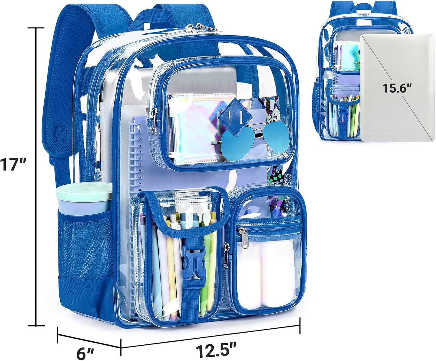 Large-capacity interior for books, folders, laptops, and daily essentials.