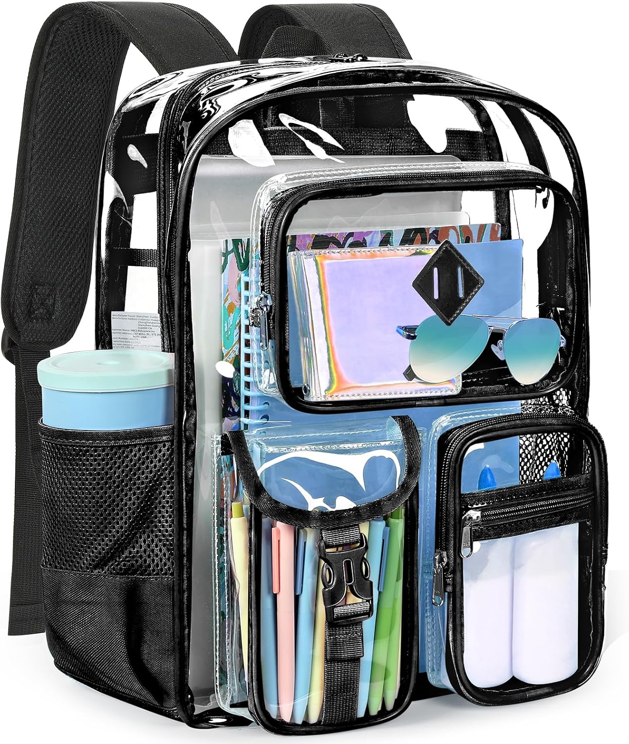 Large-capacity interior for books, folders, laptops, and daily essentials.