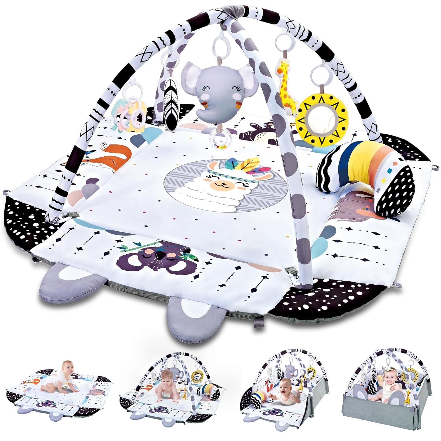 Baby activity play set - designed for interactive floor play, featuring soft materials and engaging elements for infants and young children.