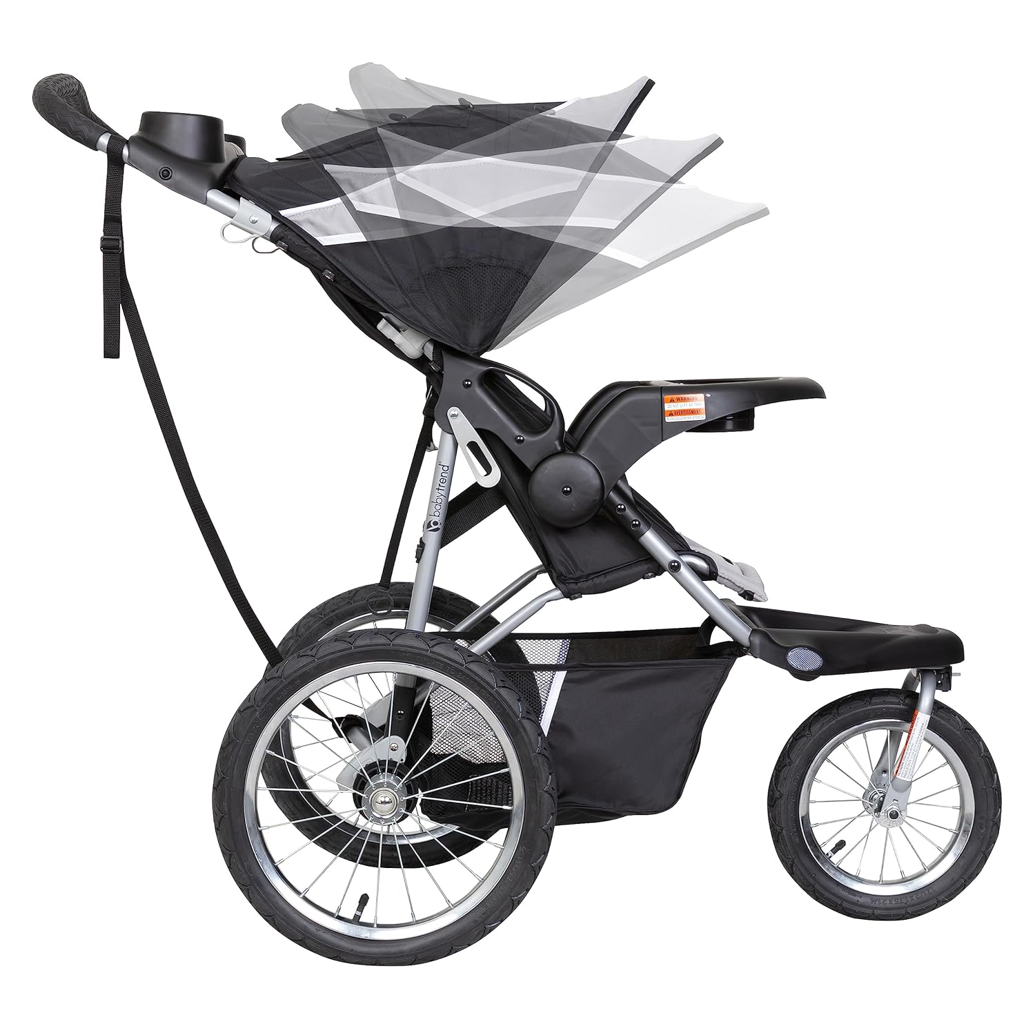Jogging stroller – rugged all-terrain stroller for babies and toddlers, ideal for outdoor runs, walks, and active family outings