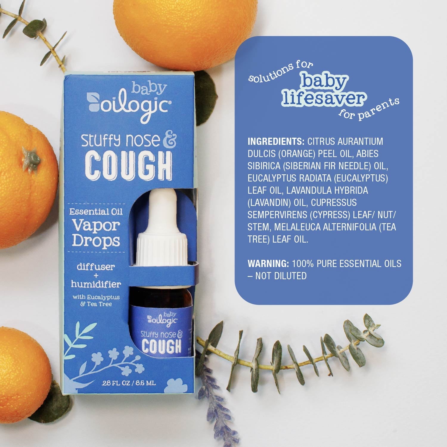 Health and wellness essentials – gentle relief product made to support comfort and wellness during flu, cold, cough or fever