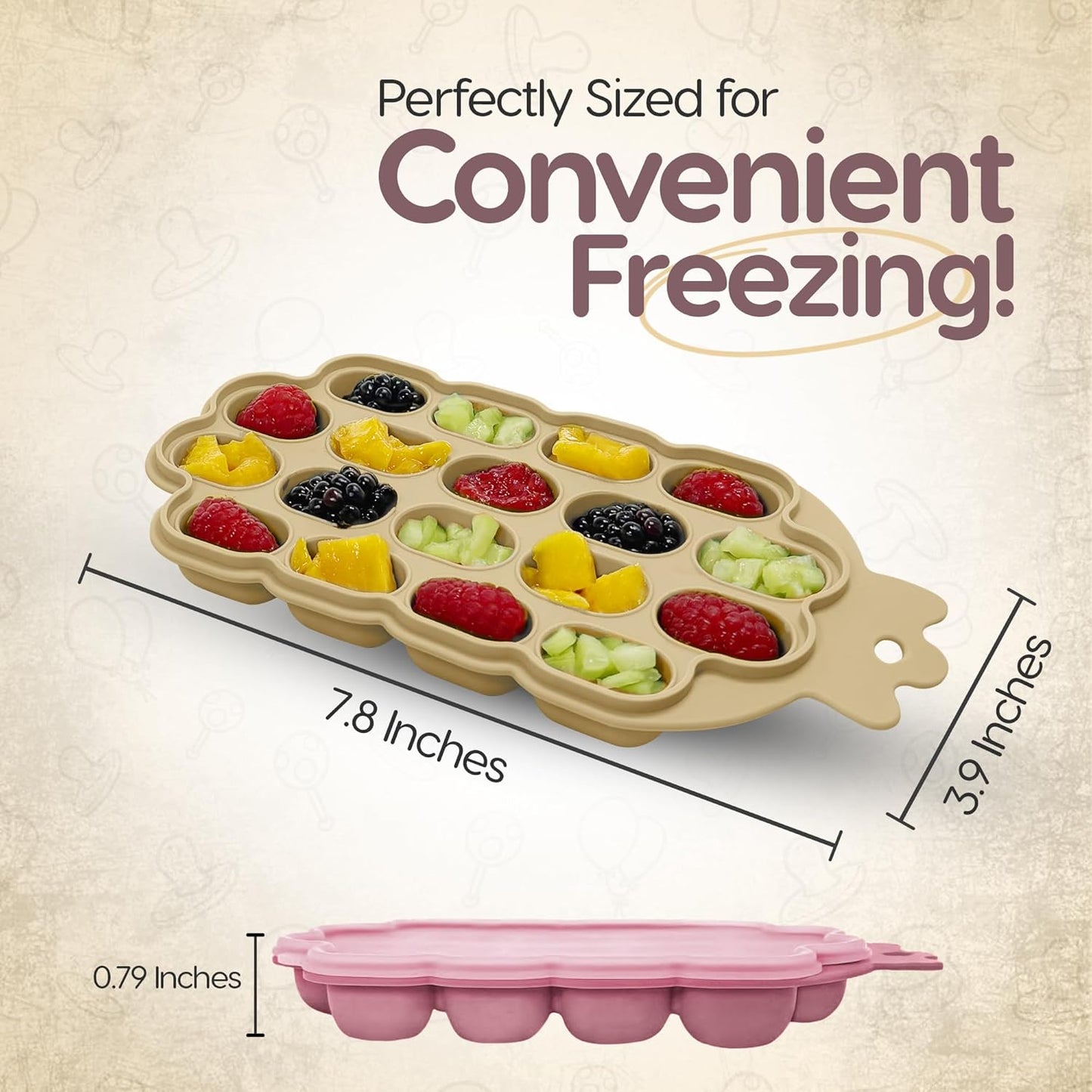 O’doe Baby Food Freezer Trays