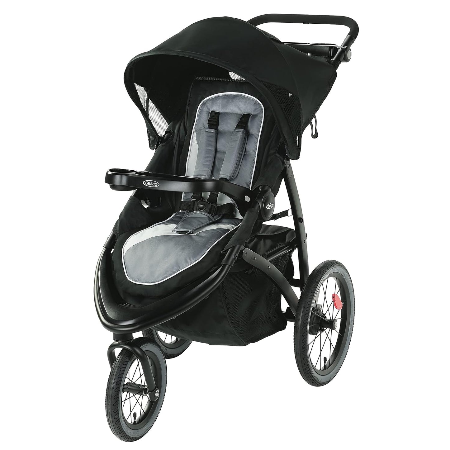 Jogging stroller – rugged all-terrain stroller for babies and toddlers, ideal for outdoor runs, walks, and active family outings
