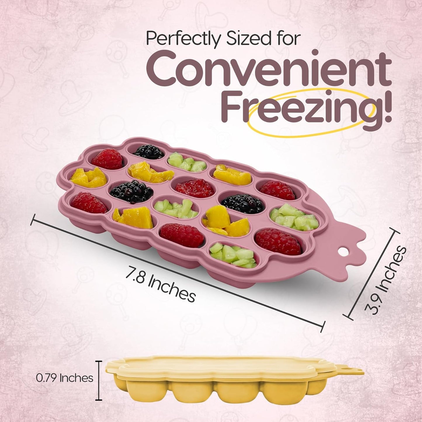 O’doe Baby Food Freezer Trays