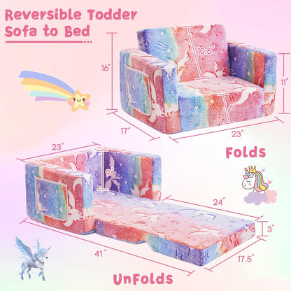 Image displaying a soft modular play furniture and it's dimension