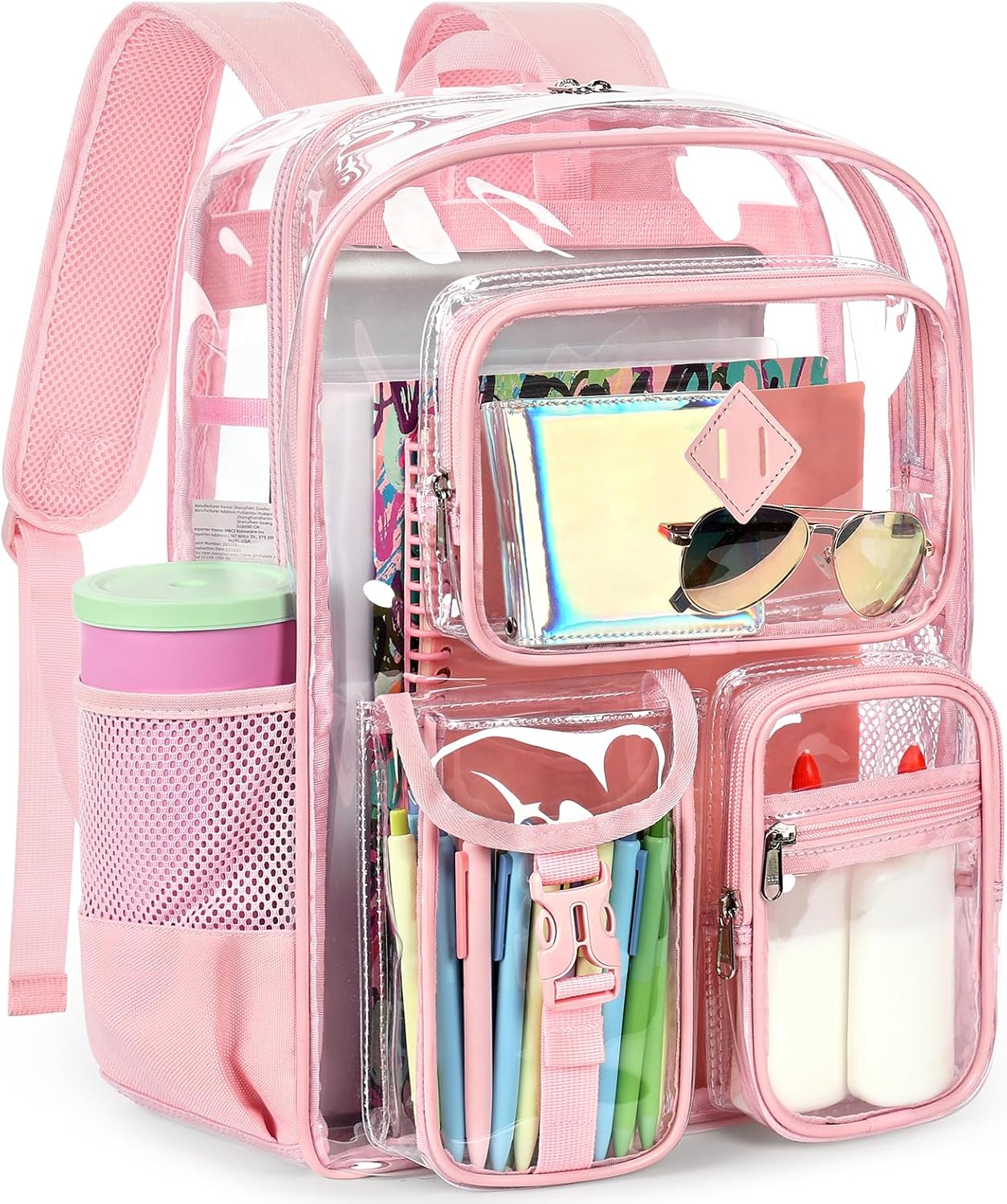 Large-capacity interior for books, folders, laptops, and daily essentials.