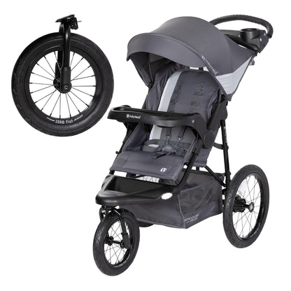 Jogging stroller – rugged all-terrain stroller for babies and toddlers, ideal for outdoor runs, walks, and active family outings