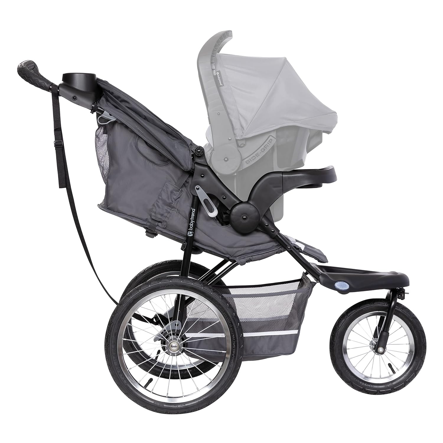 Jogging stroller – rugged all-terrain stroller for babies and toddlers, ideal for outdoor runs, walks, and active family outings