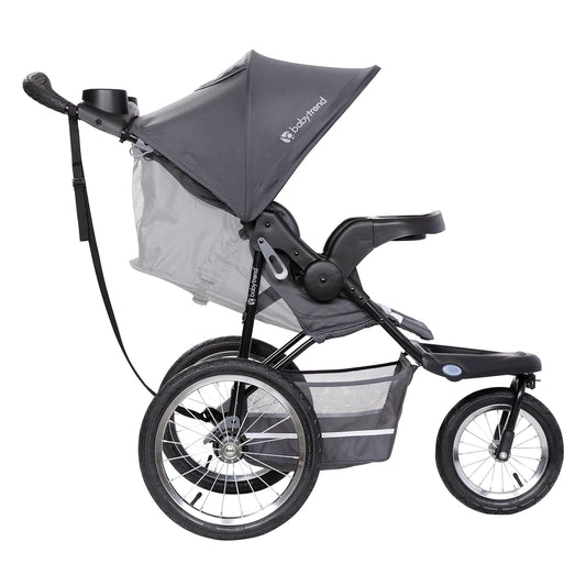 Jogging stroller – rugged all-terrain stroller for babies and toddlers, ideal for outdoor runs, walks, and active family outings