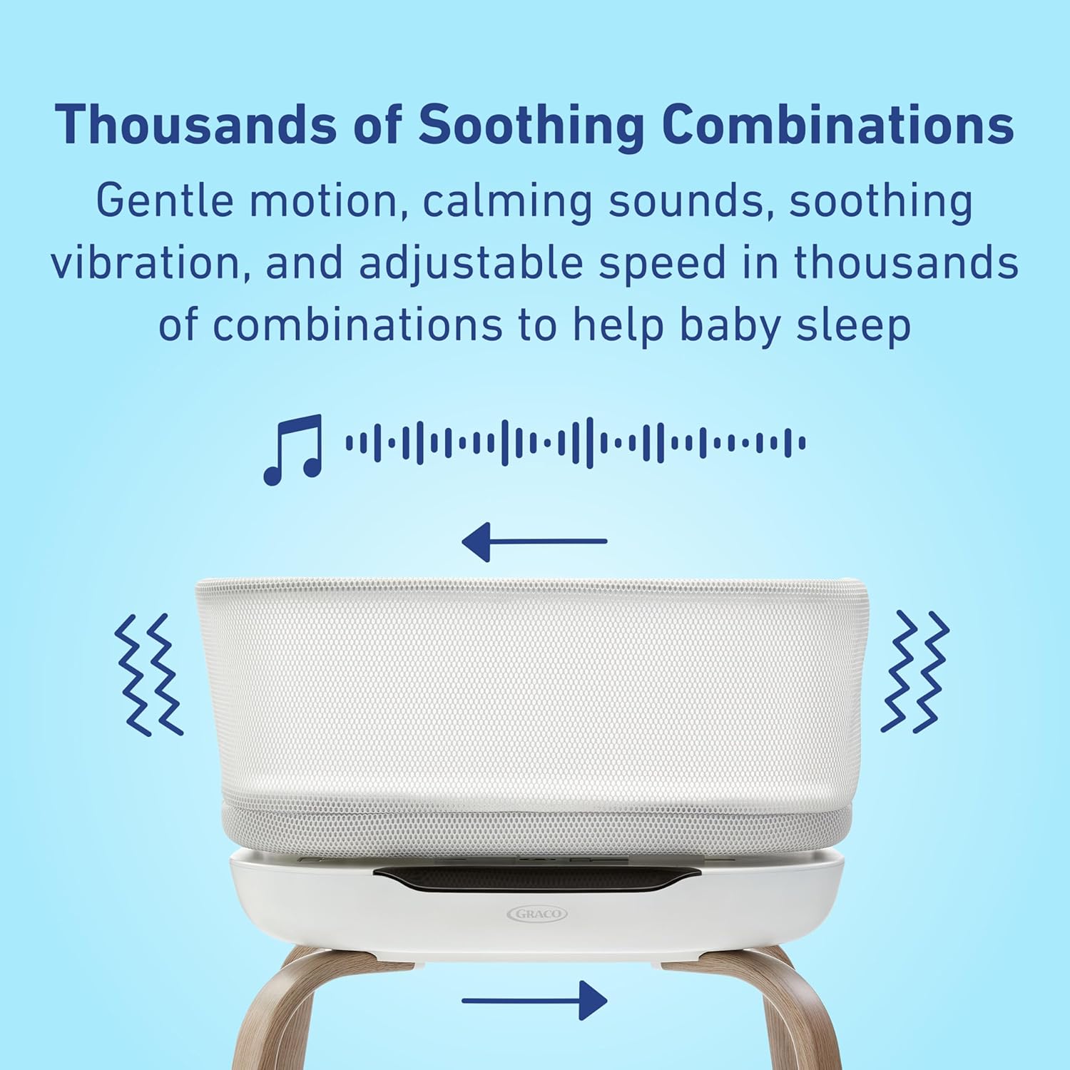 Image displaying text about the details of a Baby bassinet