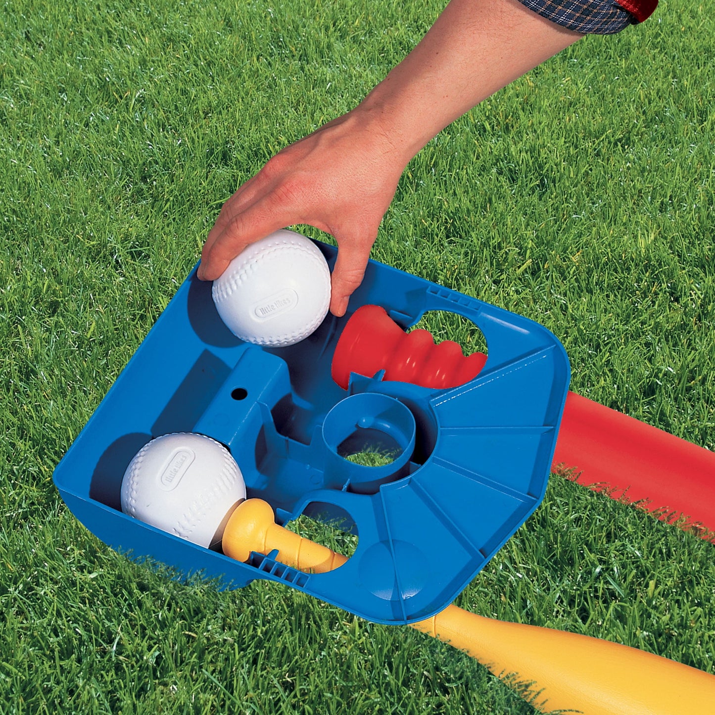 Colorful kids outdoor play equipment for active backyard fun and physical play for toddlers and young children.