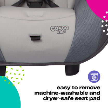Cosco Kids Entrada 2-in-1 Convertible Car Seat, Shady Day, Infant & Toddler, Unisex