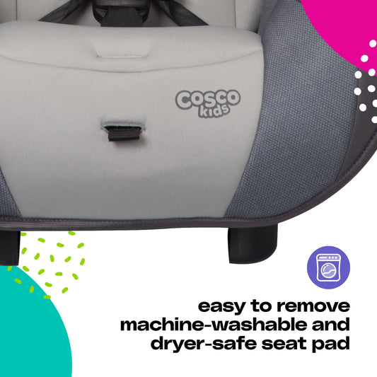 Cosco Kids Entrada 2-in-1 Convertible Car Seat, Shady Day, Infant & Toddler, Unisex