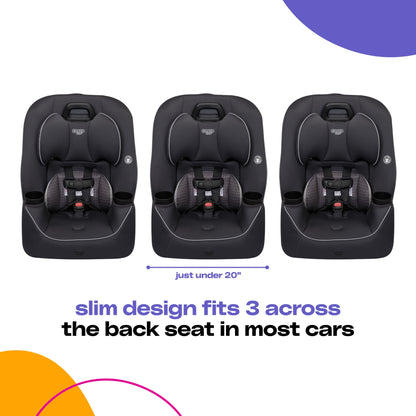 Cosco Kids Easy Elite Slim All-in-One Convertible Car Seat, Infant & Toddler, Unisex