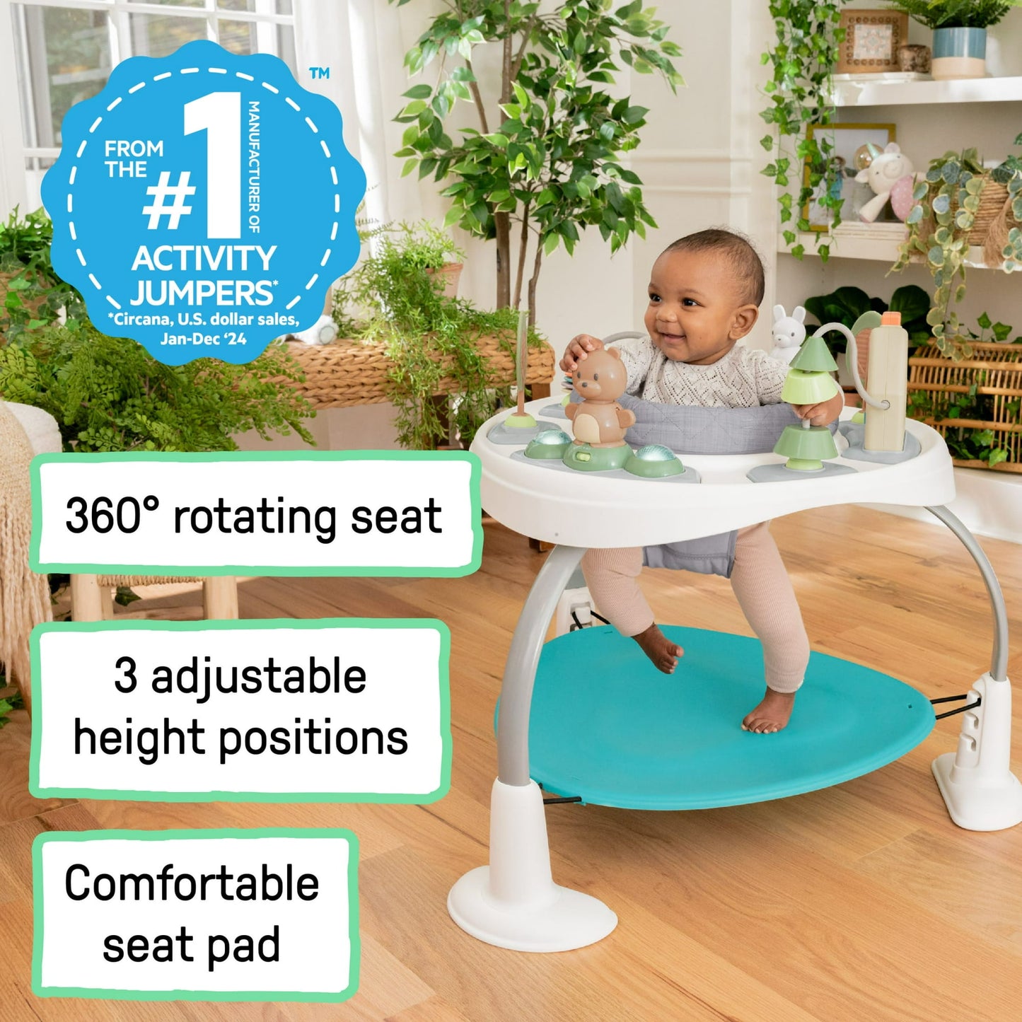Baby activity jumper – engaging play item designed to encourage movement, exploration, and sensory development for little ones