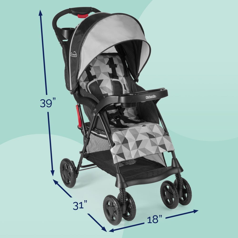 Baby stroller – rugged all-terrain stroller for babies and toddlers, ideal for outdoor runs, walks, and active family outings