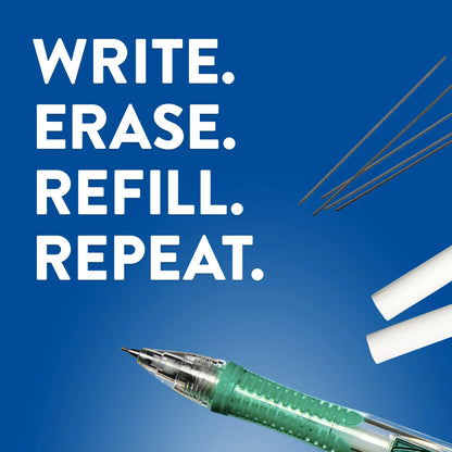 Paper Mate Clear Point Mechanical Pencils, 0.7mm, HB #2, Fashion Barrels, 4 Count