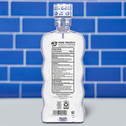 ACT Kids Pure Protect Anticavity Mouthwash, Strawberry, 16.9 fl. oz.