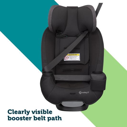 Safety 1st Grow and Go Sprint All-in-One Convertible Car Seat, Black Beauty, Infant & Toddler, Unisex