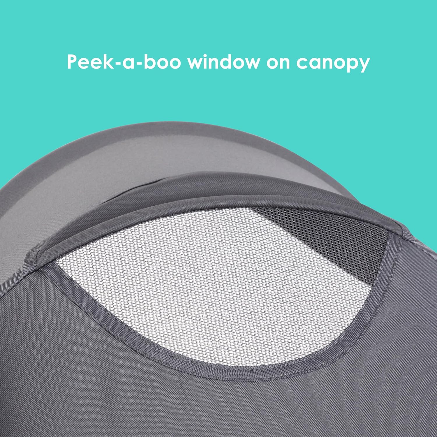 Image displaying a jogging stroller with text about it’s details