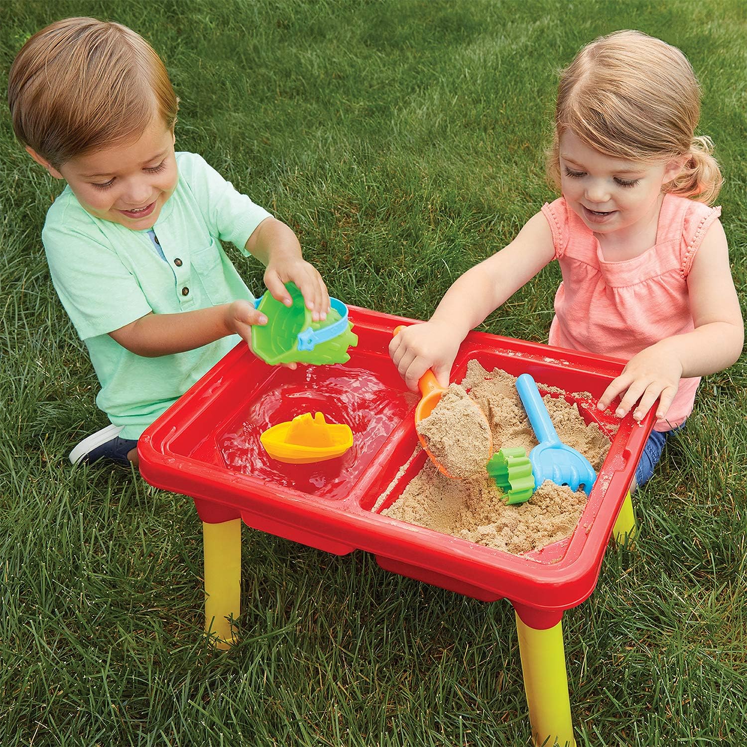 Colorful kids outdoor play equipment for active backyard fun and physical play for toddlers and young children.