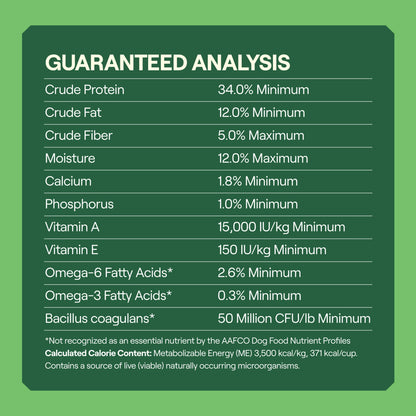 Image displaying text about the details of a dry cat food