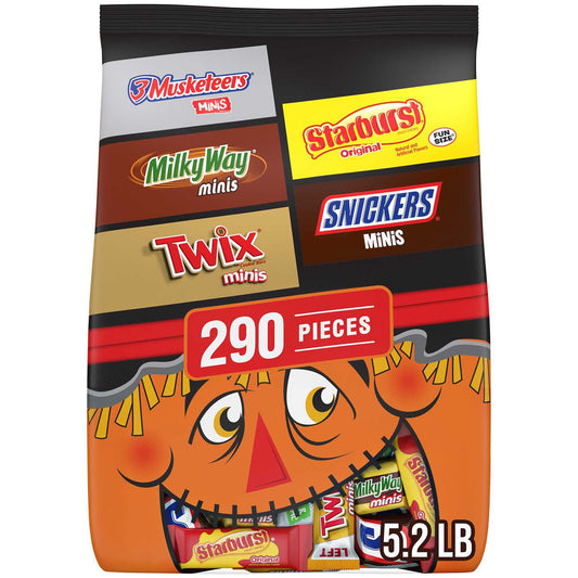 Mars Halloween Variety Pack Candy, 290 pcs.