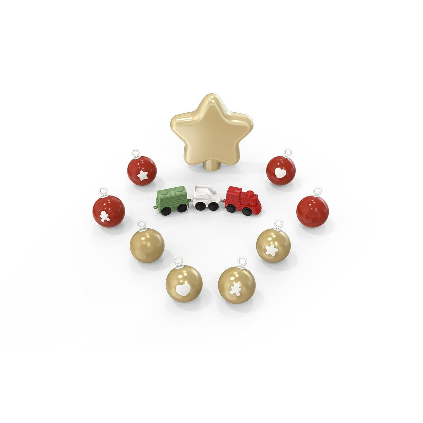 Festive Christmas holiday tree playset featuring a cheerful seasonal design, perfect for winter celebrations, imaginative play, and adding decorative charm to any home