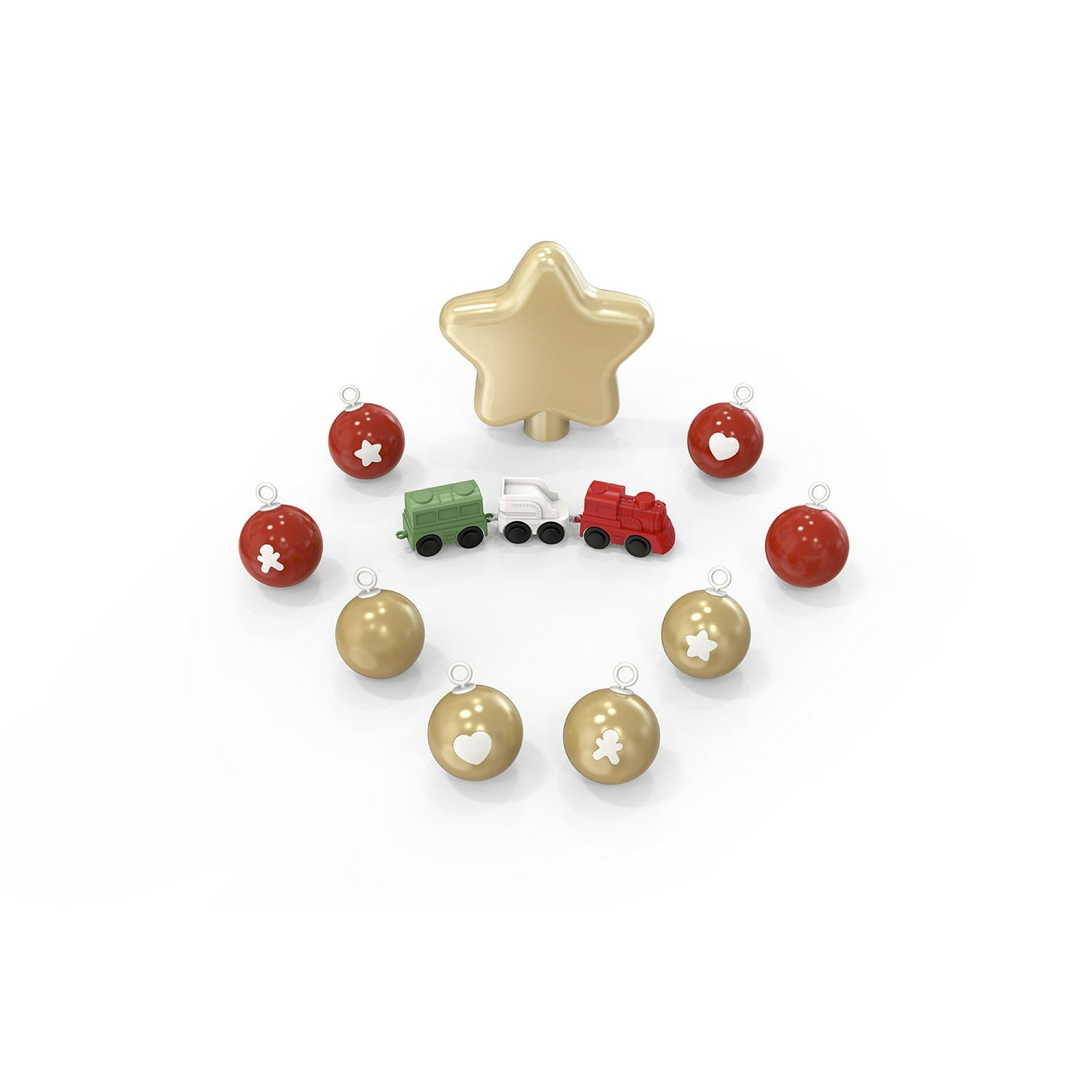 Festive Christmas holiday tree playset featuring a cheerful seasonal design, perfect for winter celebrations, imaginative play, and adding decorative charm to any home