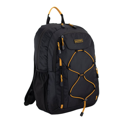 Versatile dual-carry backpack with adjustable shoulder straps and top handles for multiple carrying options.