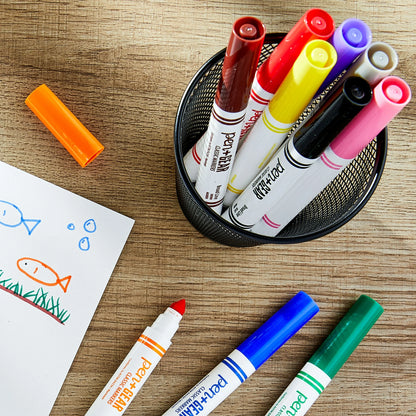 Pen+Gear Classic Markers, Broad Point, Assorted Colors, 10 Count