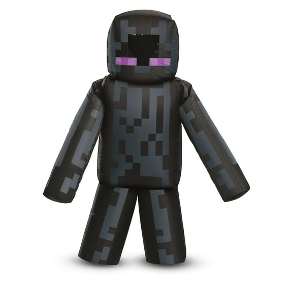 Minecraft Inflatable Enderman Costume for Children, Boys One Size Child