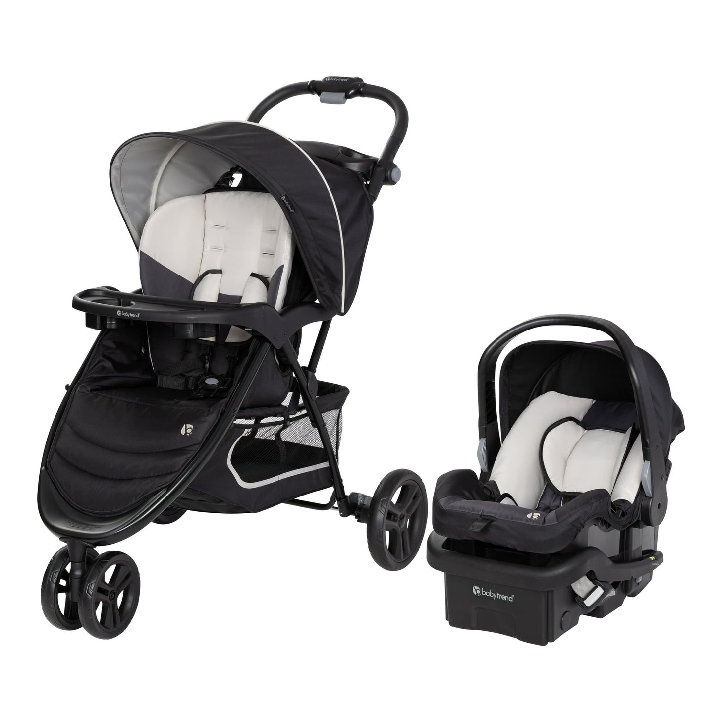 Baby stroller – rugged all-terrain stroller for babies and toddlers, ideal for outdoor runs, walks, and active family outings