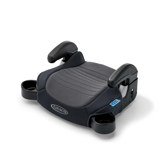 Black car seat base on a white background