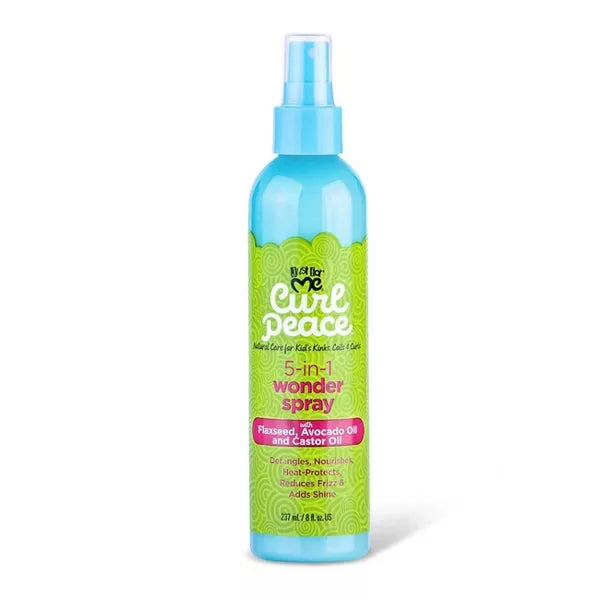 Bottle of 5-in-1 wonder spray on a white background