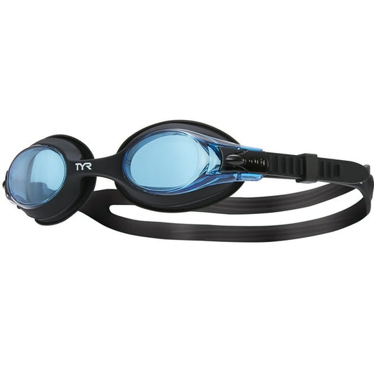 Children’s swim goggles with anti-fog lenses and adjustable straps for safe swimming