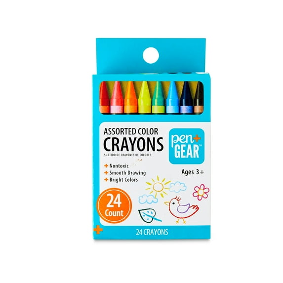 Color crayons for kids drawing and coloring