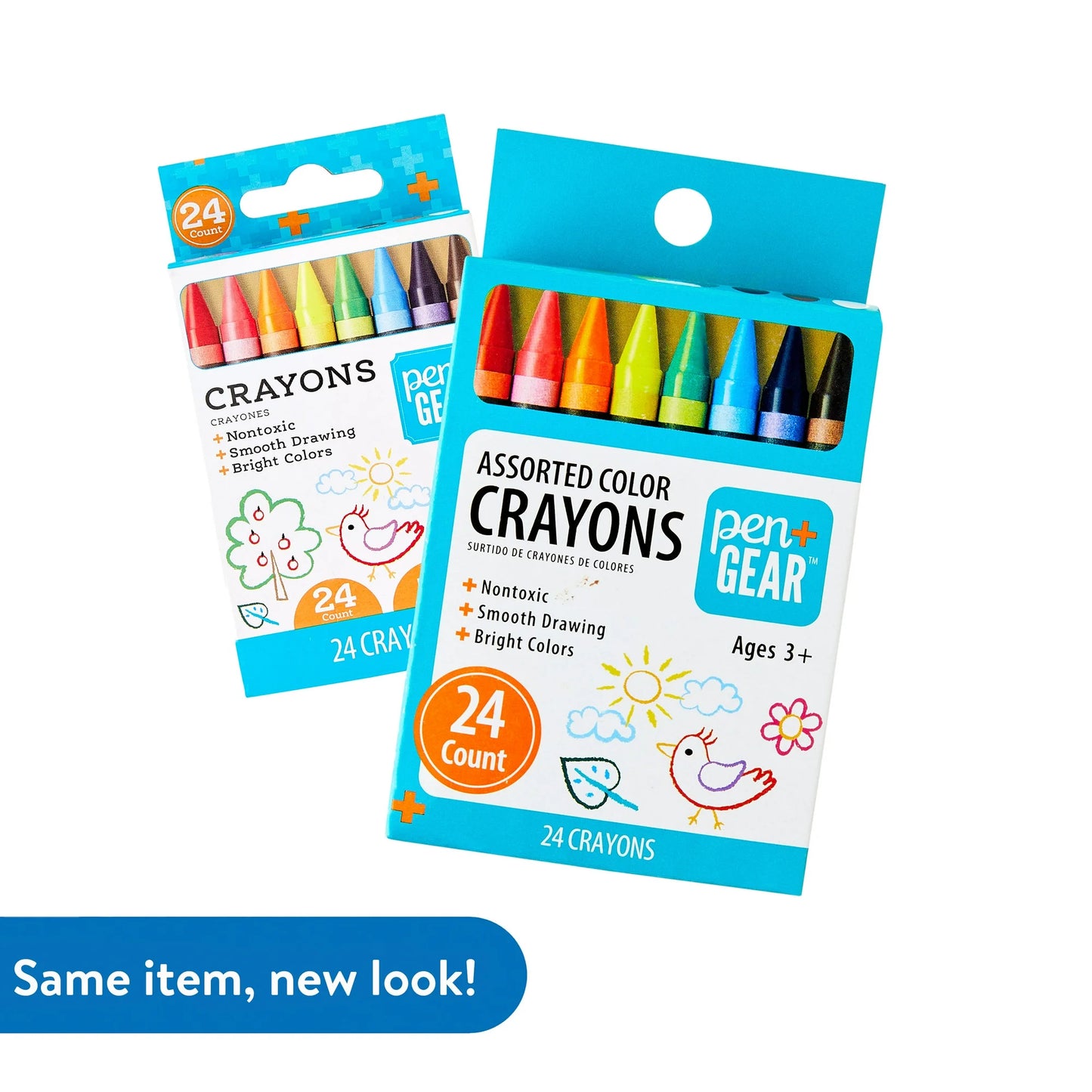 Color crayons for kids drawing and coloring