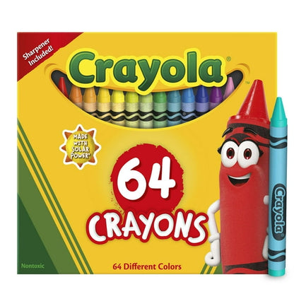 Color crayons for kids drawing and coloring