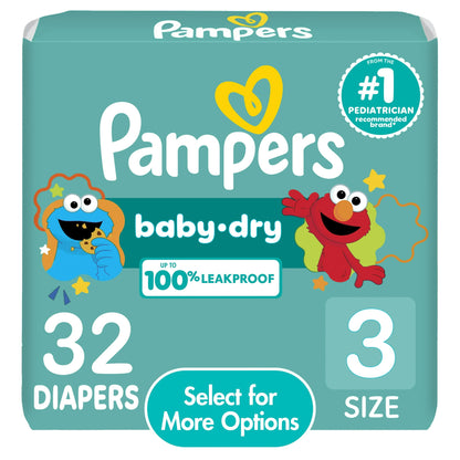 Disposable baby diapers for comfort and leak protection