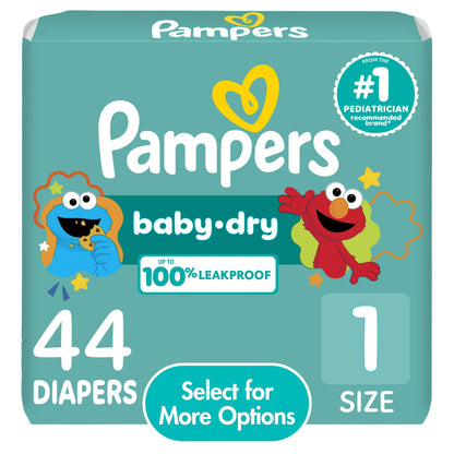 Disposable baby diapers for comfort and leak protection