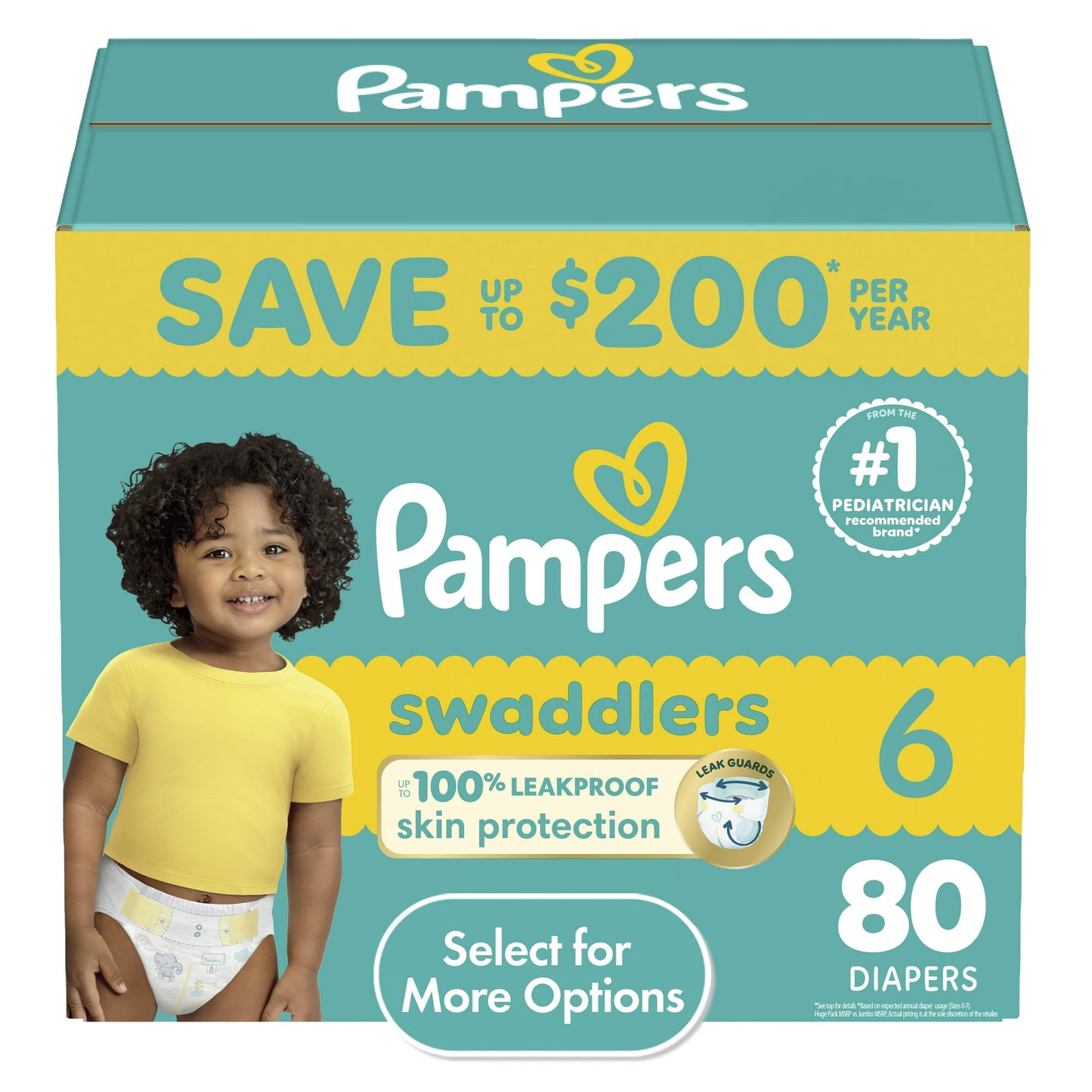 Disposable baby diapers for comfort and leak protection
