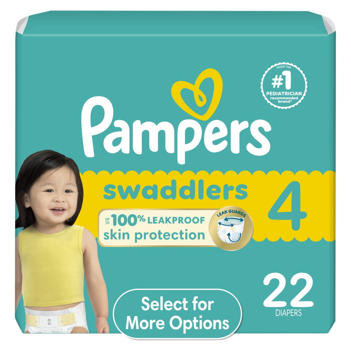 Disposable baby diapers for comfort and leak protection