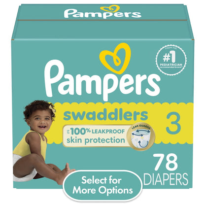 Disposable baby diapers for comfort and leak protection
