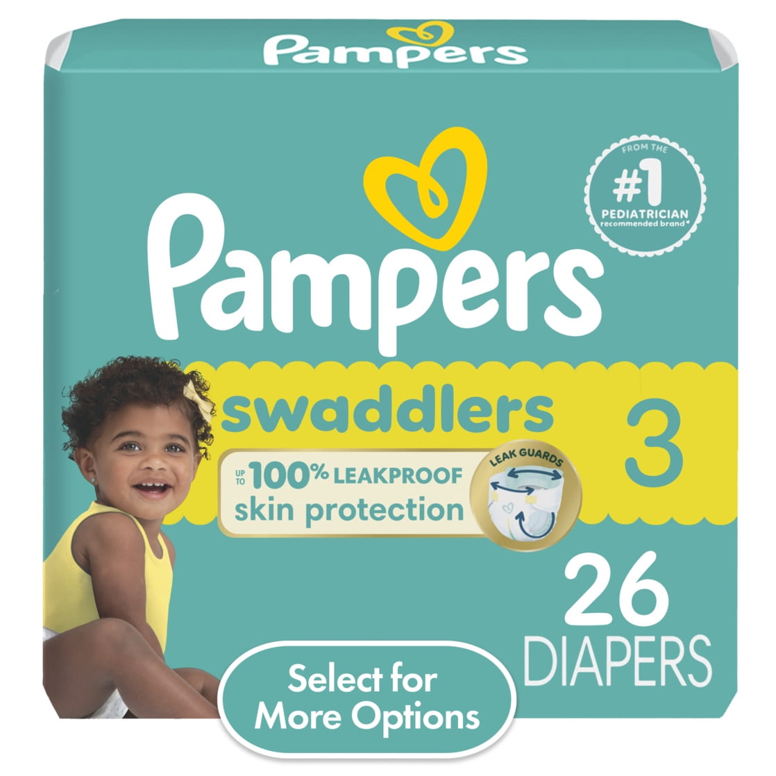 Disposable baby diapers for comfort and leak protection