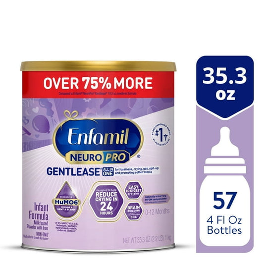 Enfamil NeuroPro Gentlease Powder Baby Formula, For Premium Digestive Support