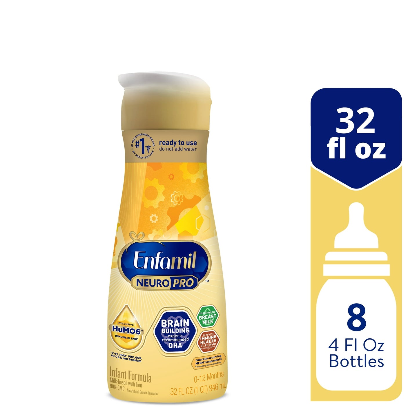 Enfamil NeuroPro Liquid Baby Formula, Brain Support