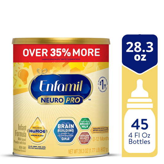 Enfamil NeuroPro Powder Baby Formula, Brain Support