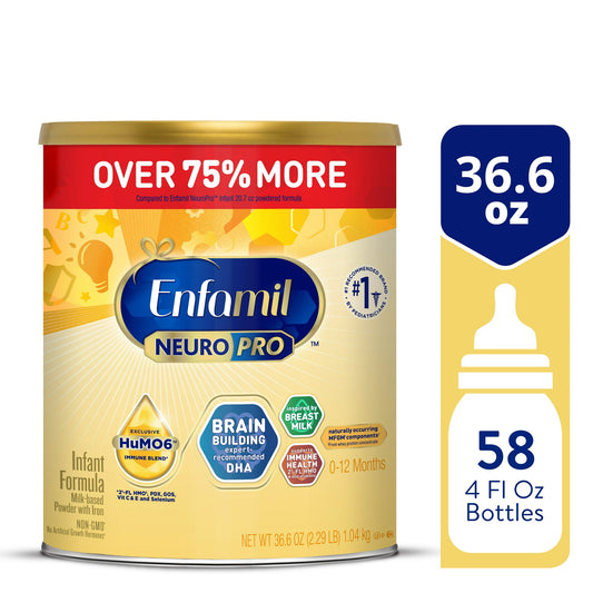 Enfamil NeuroPro Powder Baby Formula, Brain Support